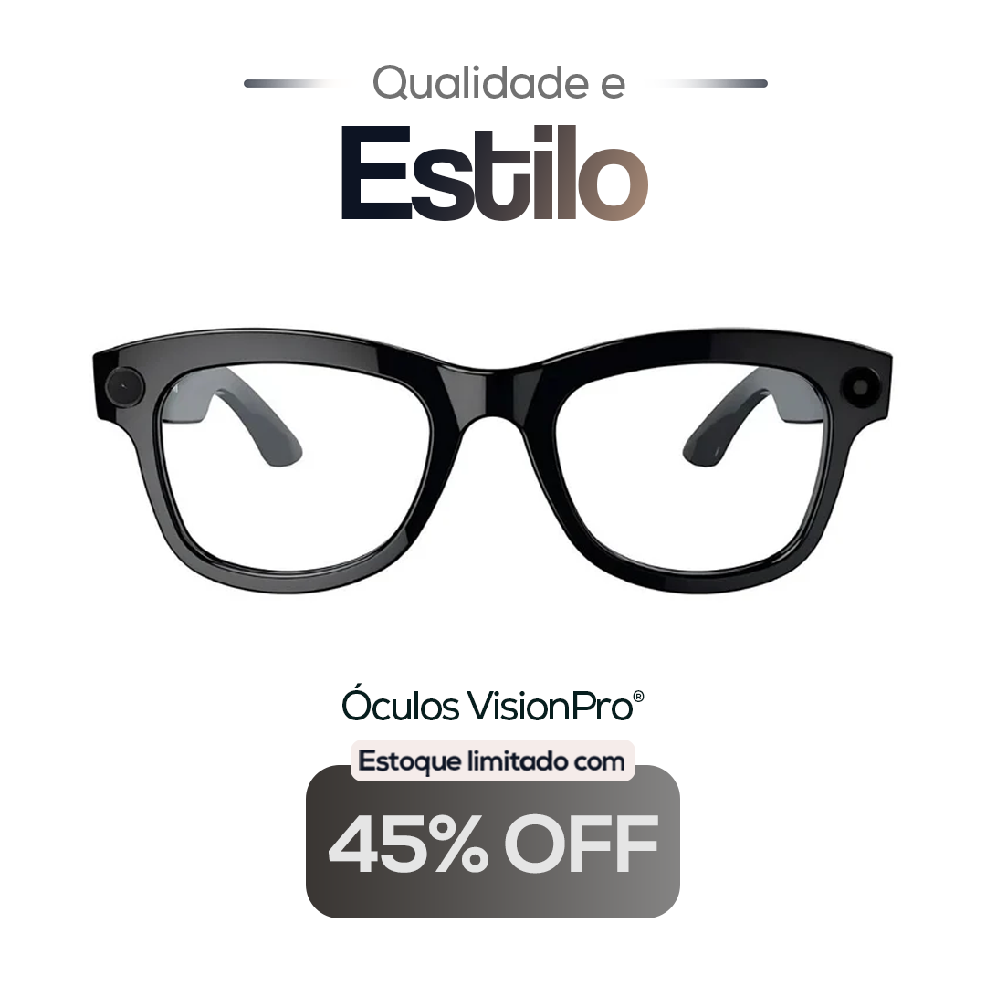 🔥Black Friday🔥 Óculos Bend VisionPro® - Estilo e Qualidade para capturar a vida com as mãos livres