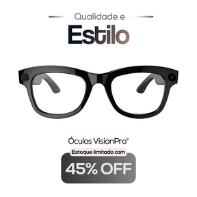 🔥Black Friday🔥 Óculos Bend VisionPro® - Estilo e Qualidade para capturar a vida com as mãos livres
