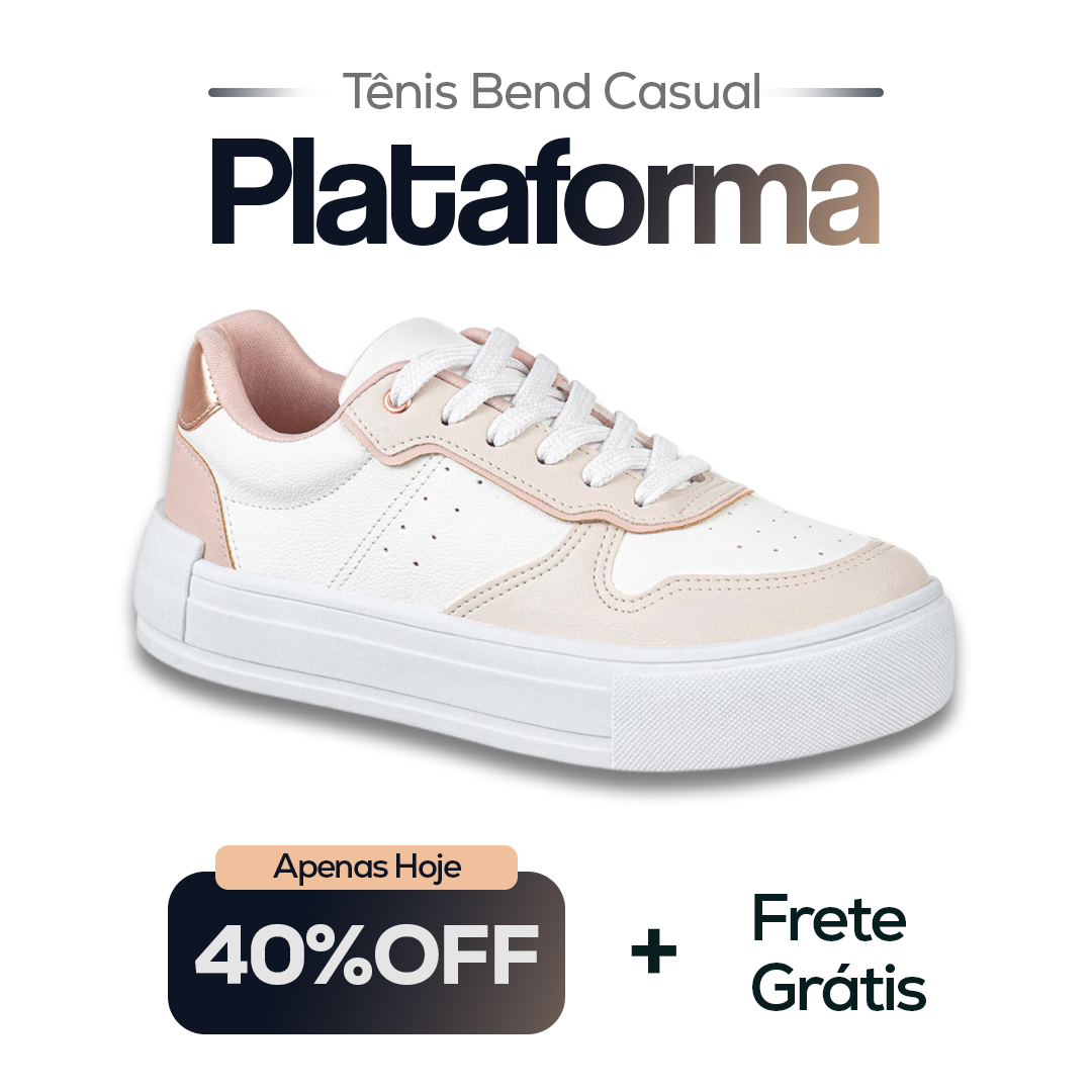 Tenis Bend Casual Plataforma