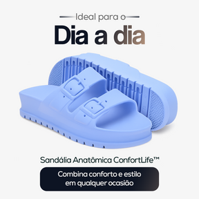🔥Black Friday🔥 Sandália Anatômica ConfortLife - Alivia a pressão nos pés e articulações