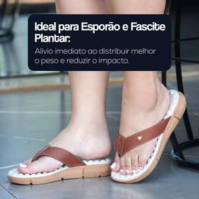 Chinelo Ortopédico Sola Massageadora – Conforto Que Transforma o Seu Dia!