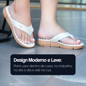 Chinelo Ortopédico Sola Massageadora – Conforto Que Transforma o Seu Dia!