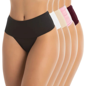 Kit 5 Calcinhas Super Compressão Shape Turbo e Zero Barriga