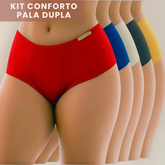 Kit Calcinhas Conforto  Pala Dupla — Conforto Diário sem Marcar a Roupa