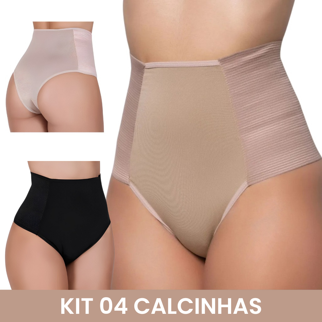 Kit 4 Cintas Modeladoras com Alta Compressão