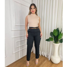 Calça Alfaiataria Cintura Alta