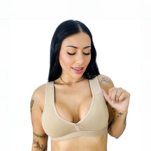 Kit 3 Sutiãs Alça Acolchoada Sem Bojo - M ao Plus Size