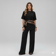 🔥Black Friday🔥Conjunto Feminino Bend - Elegância e Conforto