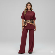 🔥Black Friday🔥Conjunto Feminino Bend - Elegância e Conforto