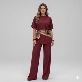 🔥Black Friday🔥Conjunto Feminino Bend - Elegância e Conforto