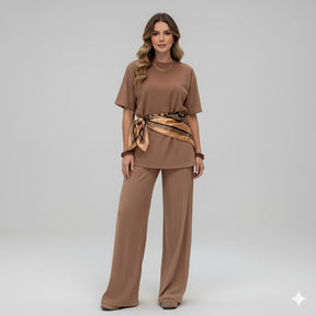 🔥Black Friday🔥Conjunto Feminino Bend - Elegância e Conforto