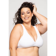 Kit 3 Sutiãs Alça Acolchoada Sem Bojo - M ao Plus Size