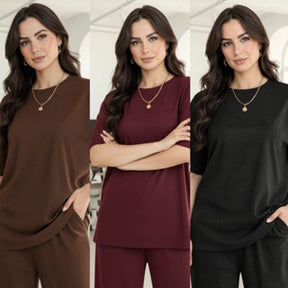 🔥Black Friday🔥Conjunto Feminino Bend - Elegância e Conforto