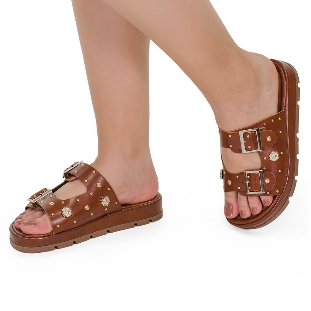 Sandália Papete Flatform - Conforto & Estilo para o Seu Dia a Dia