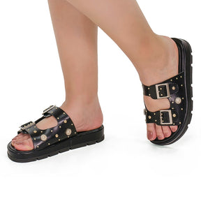 Sandália Papete Flatform - Conforto & Estilo para o Seu Dia a Dia