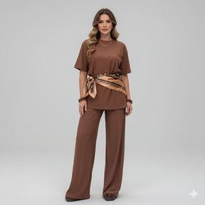 🔥Black Friday🔥Conjunto Feminino Bend - Elegância e Conforto