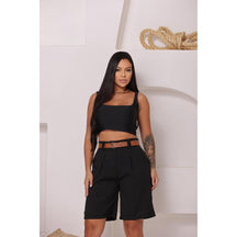 🔥Black Friday🔥Bermuda Social de Linho – Elegância, Conforto e Caimento Perfeito em Qualquer Corpo