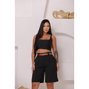 🔥Black Friday🔥Bermuda Social de Linho – Elegância, Conforto e Caimento Perfeito em Qualquer Corpo