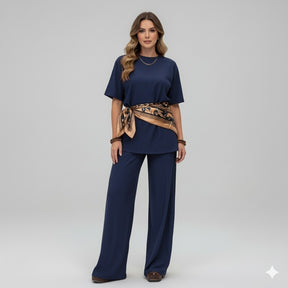 🔥Black Friday🔥Conjunto Feminino Bend - Elegância e Conforto