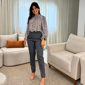 Calça Alfaiataria Cintura Alta