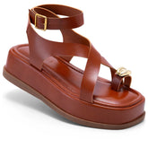 Sandália Flatform em Tiras