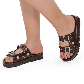 Sandália Papete Flatform - Conforto & Estilo para o Seu Dia a Dia