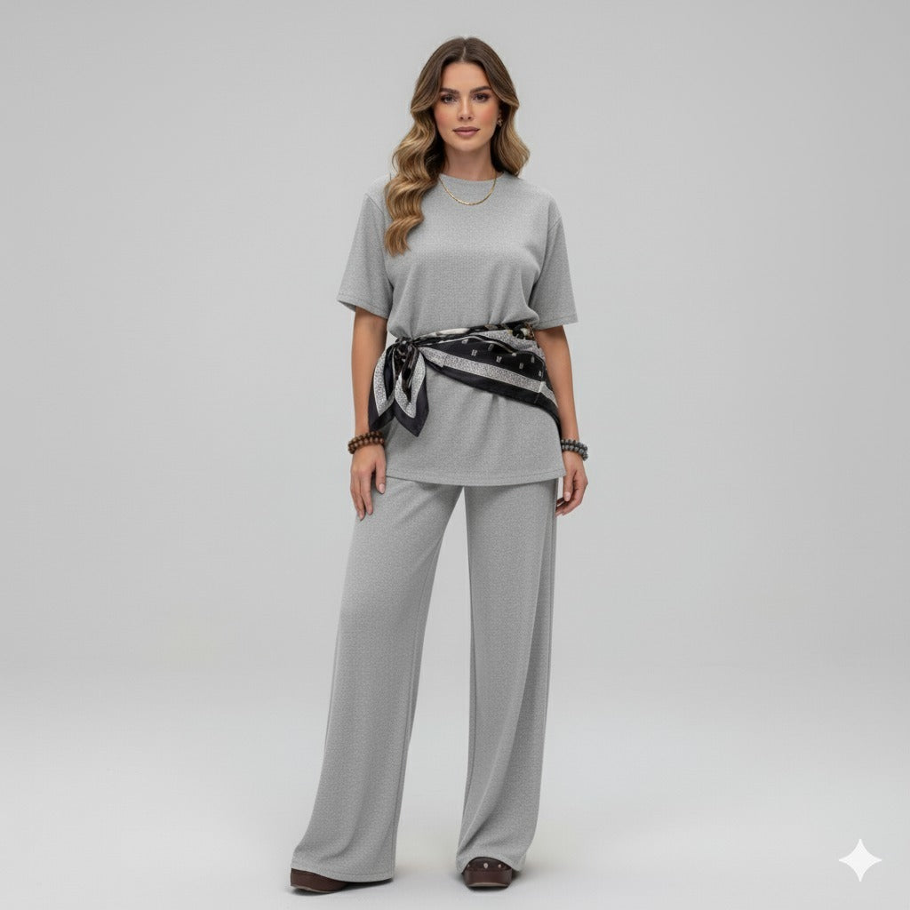 🔥Black Friday🔥Conjunto Feminino Bend - Elegância e Conforto