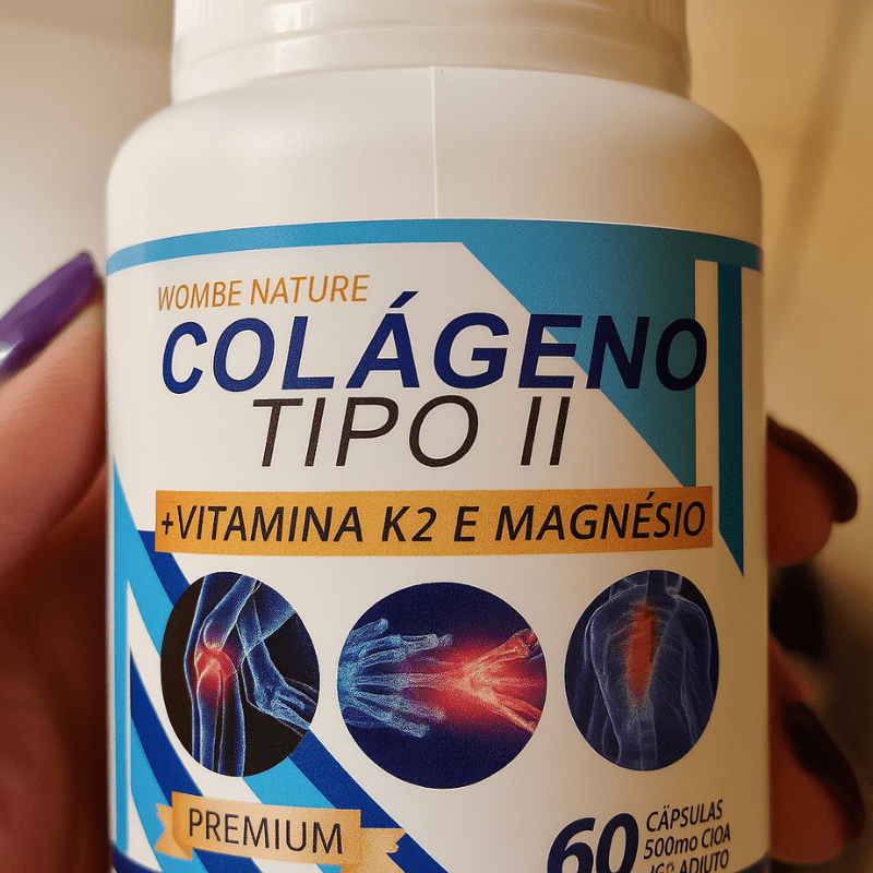 🔥Black Friday🔥 Kit 3 Colágeno tipo 2 - Cálcio, Magnésio, Vitamina D3, Vitamina K2 - 180 Cápsulas