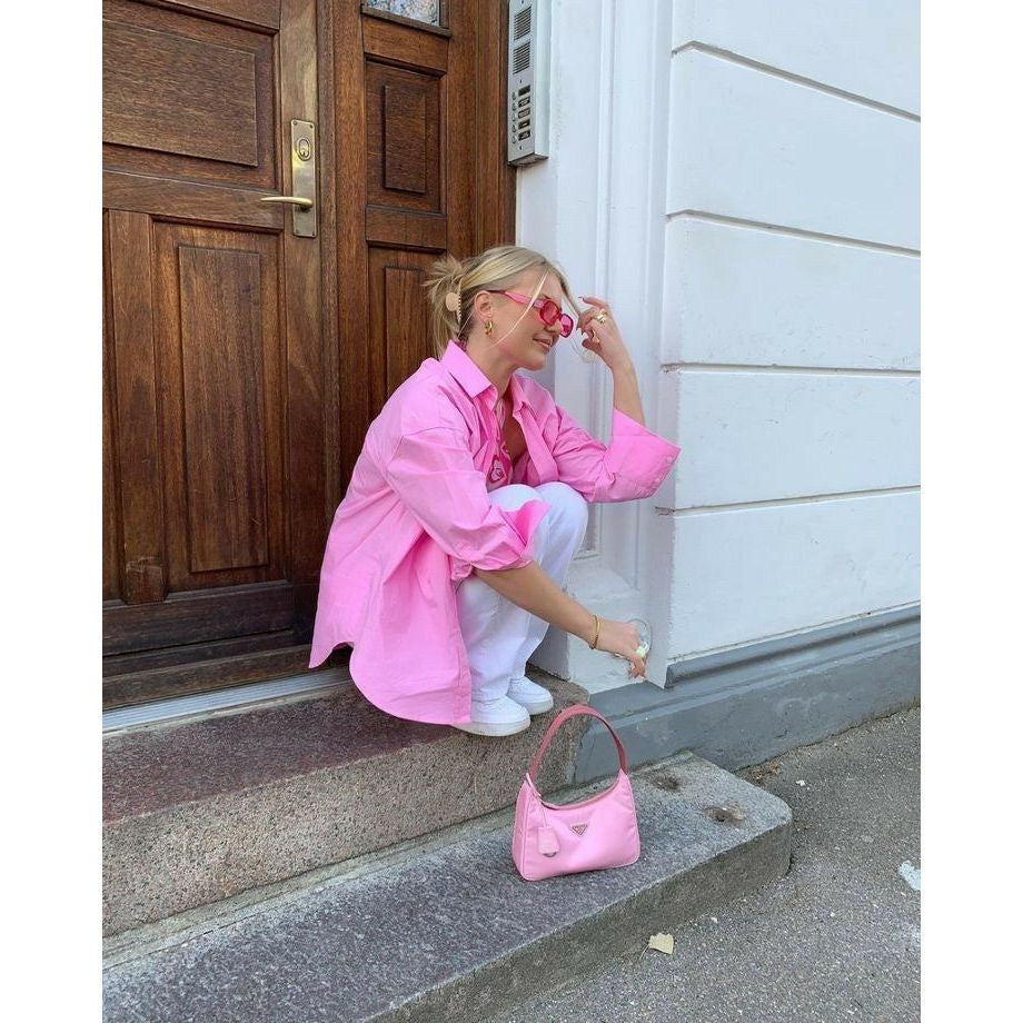 Camisa Feminina de Linho Oversized